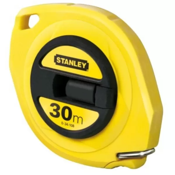 Pásmo ocelové s uzavřeným pouzdrem 30m Stanley 0-34-108