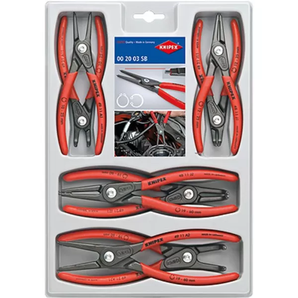 Sada precizních kleští na pojistné kroužky Knipex 00 20 04 SB