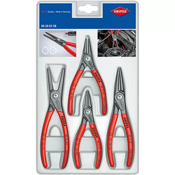 Sada precizních kleští na pojistné kroužky Knipex 00 20 03 SB