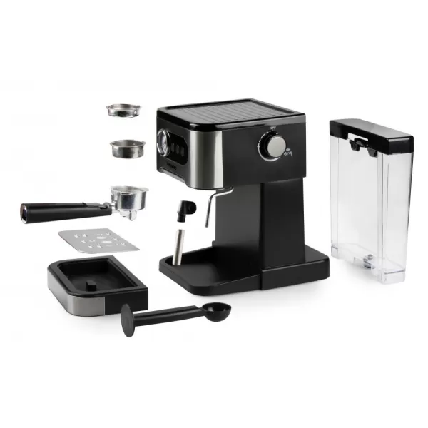 Espresso kávovar pákový - černý - DOMO DO1138K