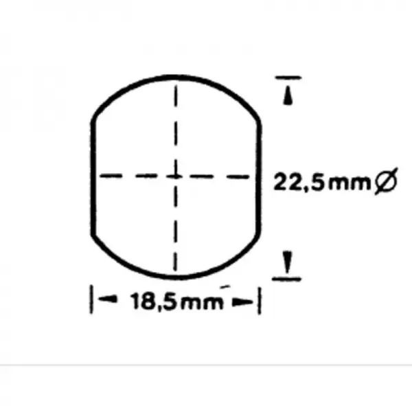 Prostřihovací nástroj 22,5 x 18,5mm ALFRA 01421
