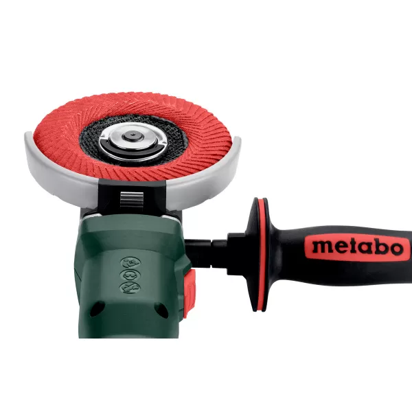 Aku úhlová bruska s plochou hlavou 18V bez aku WVBF 18 LT BL 11-125 Quick Metabo 601307840