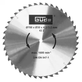 Pilový kotouč 700x30x4,2 - 42Z/N Güde 1859