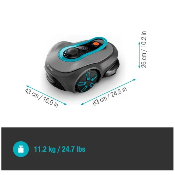 Robotická sekačka Smart SILENO Free 1200 m2 Gardena 19923-32