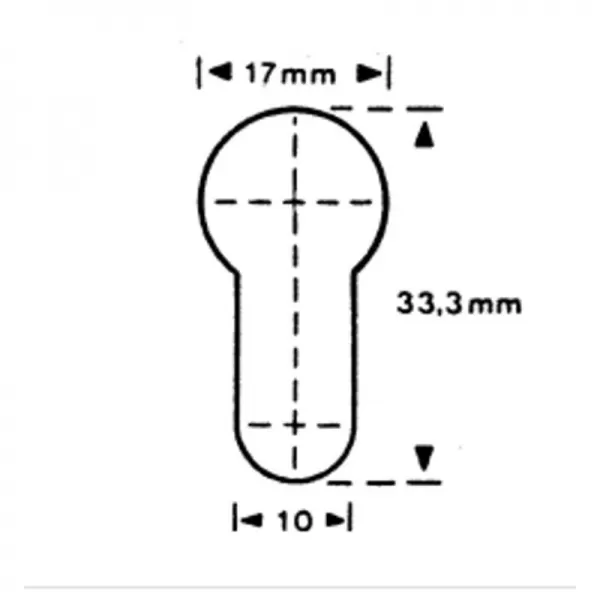 Prostřihovací nástroj 33,3mm ALFRA 01423