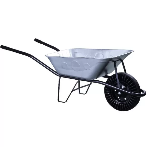 Stavební kolečko pozink 80L, nafukovací XTline Z11943