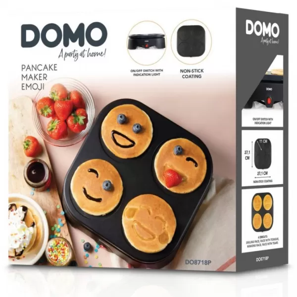 Elektrický lívanečník smajlík emoji DOMO DO8718P