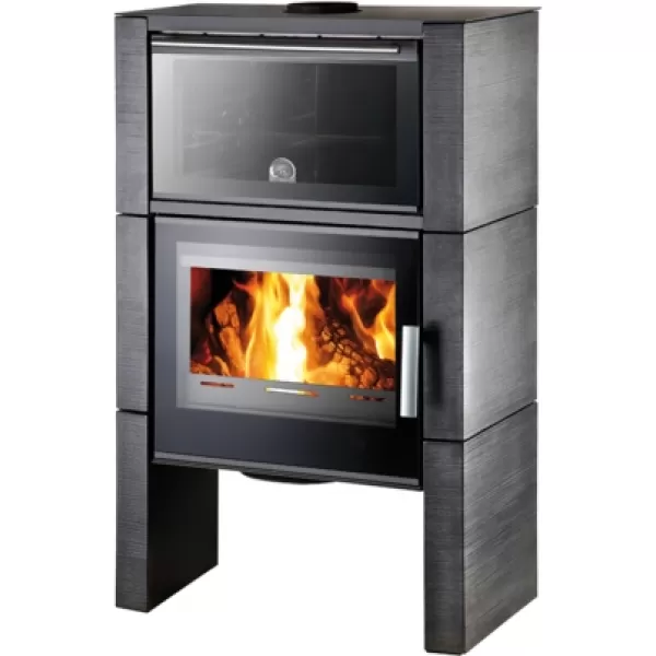 Krbová kamna kachlová s troubou antracit Haas+Sohn DALE 0434715360000
