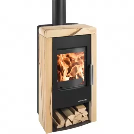 Krbová kamna černá, woodstone Haas+Sohn PINEROLO 0429415600000