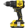 Bezuhlíková aku vrtačka s příklepem 18V/2x2,0Ah STANLEY FATMAX V20 SFMCD716D2T