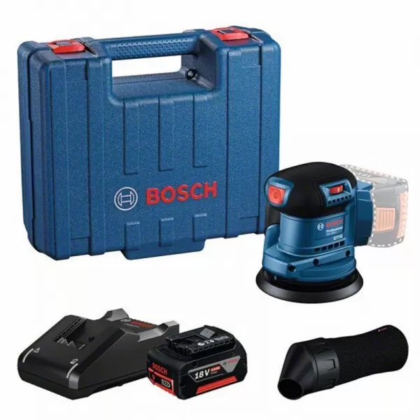 Aku excentrická bruska 18V 1x4,0Ah Bosch GEX 185-LI 06013A5021