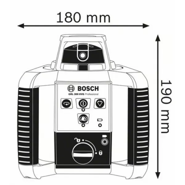 Stavební rotační laser set Bosch GRL 300 HVG Set 0 601 061 701