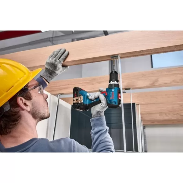 Aku příklepový vrtací šroubovák 18V 2x4,0Ah Bosch GSB 18V-65