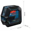 Křížový laser BOSCH GCL 2-50 G s olovnicí (zelený) 0 601 066 M00