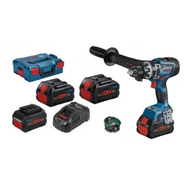 Aku vrtací šroubovák GSR 18V-150 C (3xProCORE18V 8.0Ah; GAL 1880 CV; L-Boxx 136 Bosch 0615A5002T