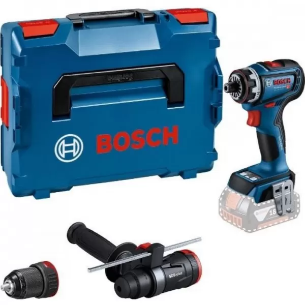 Aku vrtací šroubovák 18V bez aku Bosch GSR 18V-90 FC + GFA 18-H 06019K6204