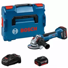 Aku úhlová bruska 125mm 18V 2x5,0Ah Bosch GWS 18V-10 P 06019J4101