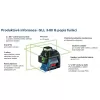Křížový laser Professional Bosch GLL 3-80 G 0601063Y00