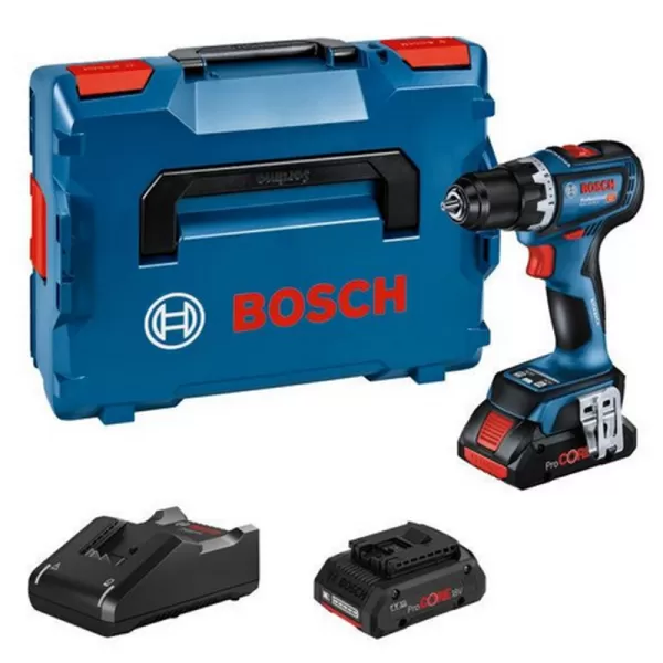 Aku vrtací šroubovák 2x4,0Ah GSR 18V-90 C Bosch 06019K6003