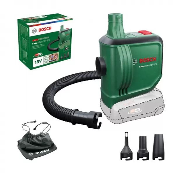 Aku objemová pumpička 18V bez aku Bosch EasyInflate 18V-500 0603947200
