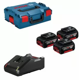 Set akumulátorů L-BOXX BOSCH GAL 18V-40 + 3x GBA 18V 5,0Ah 0615990L3T