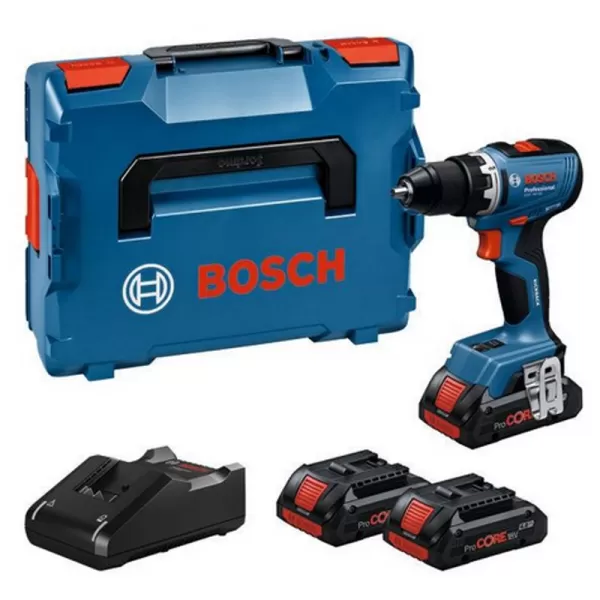 Aku šroubovák 18V 3x4,0Ah ProCore Bosch GSR 18V-65 06019N3208