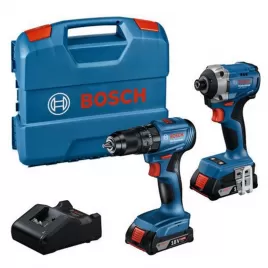 Aku kombinovaná sada 18V 2x2,0Ah GDR 18V-215 + GSB 185-LI + 2× 2,0 AH + GAL 18V-20 + pouzdro Bosch 06019N2024
