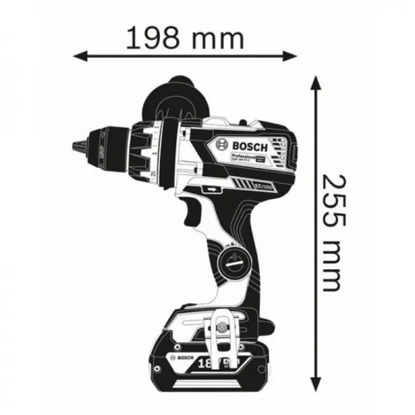 Aku vŕtací skrutkovač Bosch GSR 18V-110 C 06019G0109
