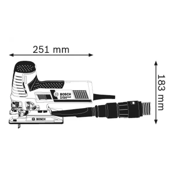 Kmitací pilka Bosch GST 160 CE Professional