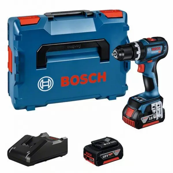 Aku vrtací šroubovák 2x5,0Ah 18V Bosch GSB 18V-90 C 06019K6106