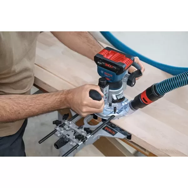 Aku ohraňovací frézka 18V bez aku Bosch GKF 18V-8 06016C2000