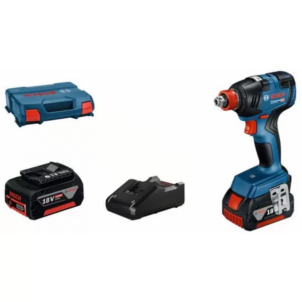 Aku rázový utahovák 18V 2x4,0Ah Bosch GDX 18 V-200 06019J2206