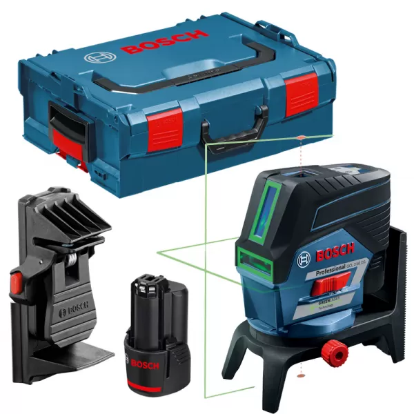 Křížový laser Bosch GCL 2-50 CG Professional + aku 2,0Ah + L-Boxx 136