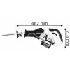 Aku pila ocaska bez aku Bosch GSA 18V-32 0.601.6A8.108