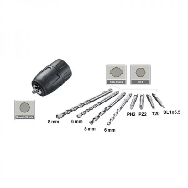 Aku vrtací kladivo 18V 2,5Ah Bosch Uneo Maxx 0.603.952.30F