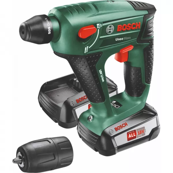 Aku vrtací kladivo 18V 2x2,5Ah Bosch Uneo 0.603.952.30K