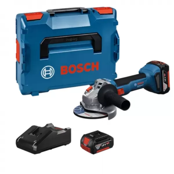 Aku úhlová bruska 18V 2x4,0Ah Bosch GWS 18V-8 06019N9002