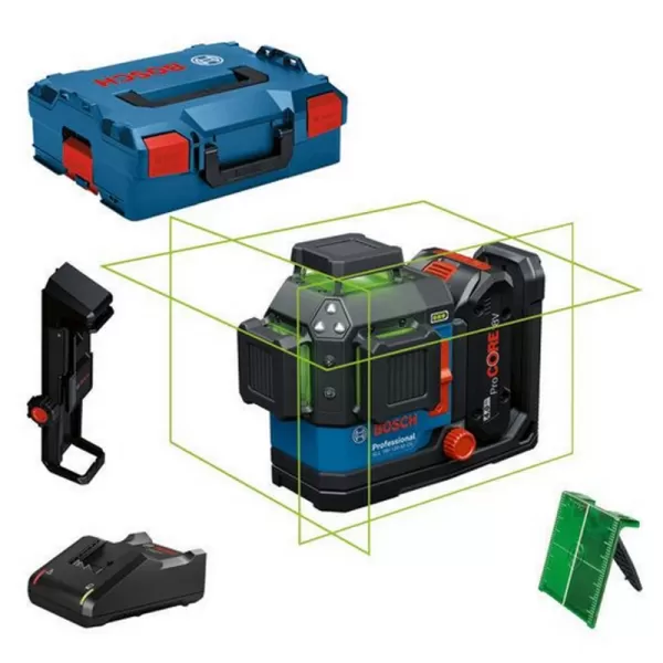 Aku čárový laser 18V 1x4,0Ah Bosch GLL 18V-120-33 CG 0601065100