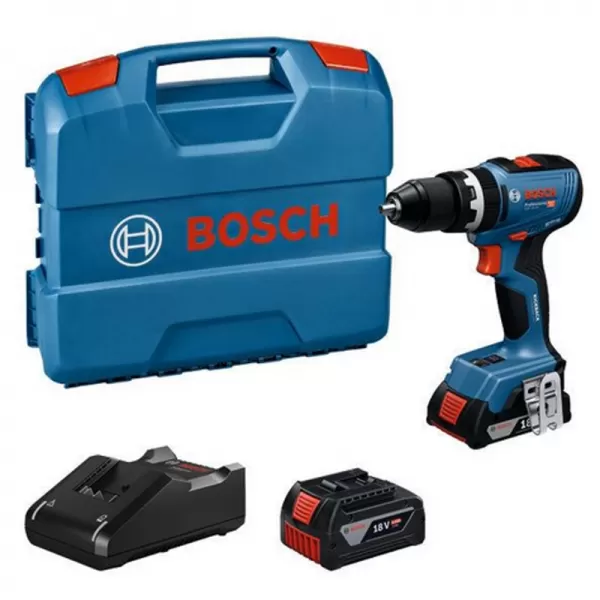 Aku příklepový vrtací šroubovák 18V 1x2,0Ah/1x4,0Ah Bosch GSB 18V-65
