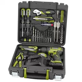 Aku vrtací šroubovák 12V 1x2,0Ah BRUSHLESS s nářadím EXTOL CRAFT 422801