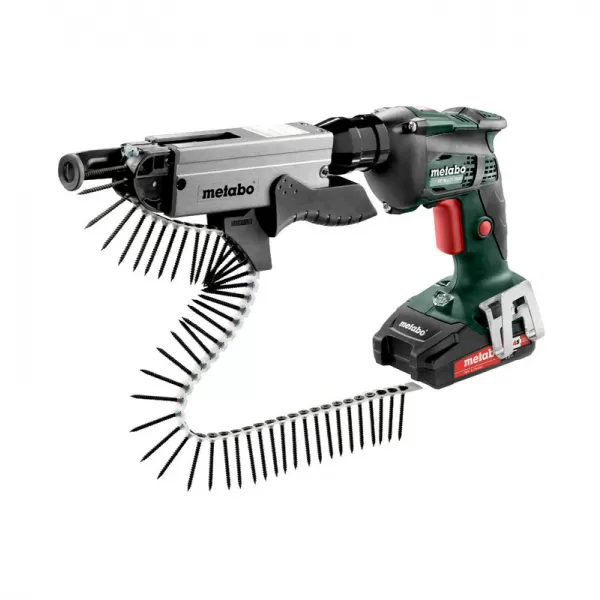 Aku skrutkovač do sadrokartónu 18V 2x2,0Ah SE 18 LTX 6000 + SM 5-55 Metabo 620049510