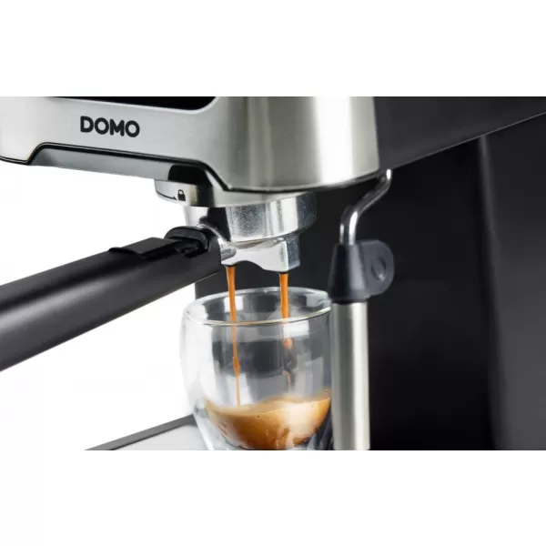 Espresso kávovar pákový - černý - DOMO DO1138K