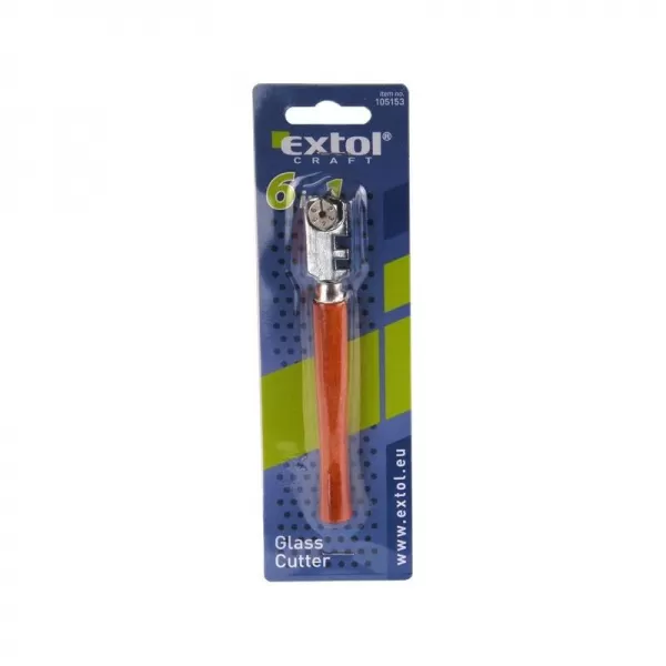 Řezač skla s karbidovými kolečky + 6 ks koleček EXTOL CRAFT 105153