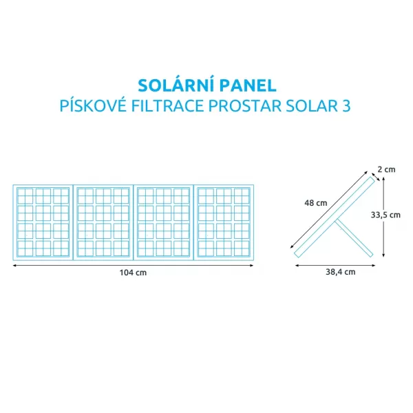 Bazénová filtrace ProStar Solar 3 Marimex 10604350
