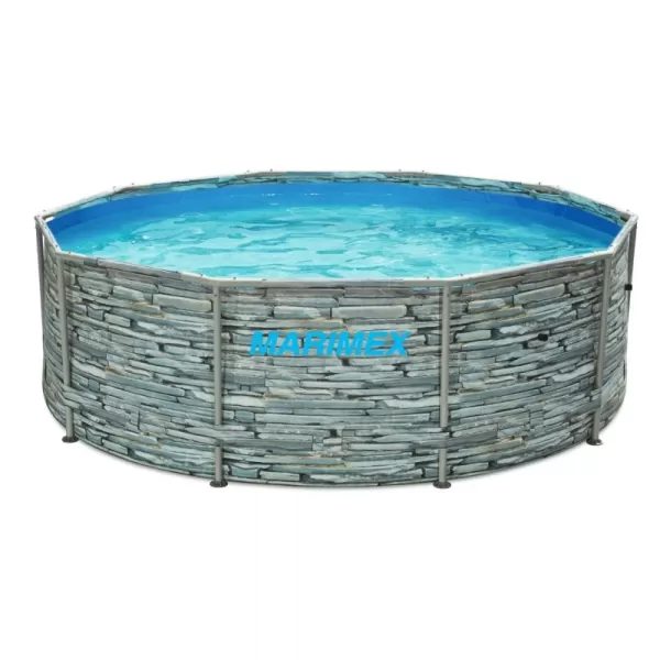 Bazén Florida 3,05x0,91 m bez filtrace - motiv KÁMEN Marimex 10340245
