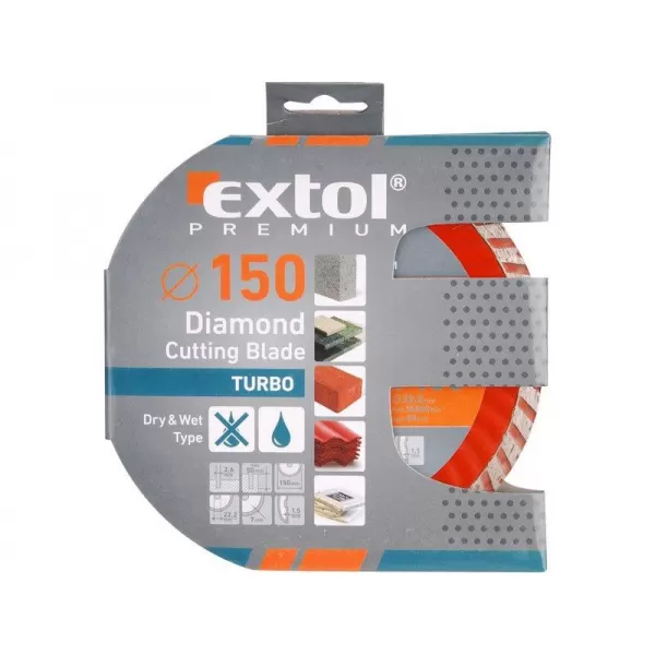 Dia kotouč turbo 115x22,2mm EXTOL PREMIUM 108751