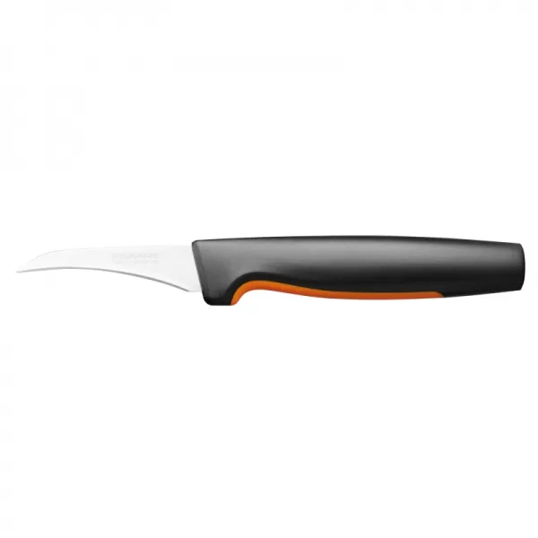 Zahnutý loupací nůž 7cm Fiskars 1057545