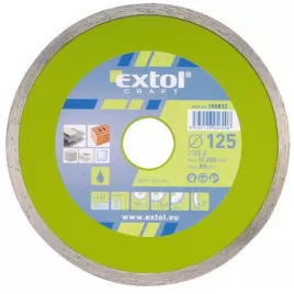Dia kotouč řezný celoobvodový 125x22,2mm EXTOL CRAFT 108832