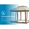 Zahradní altán Marimex Vista 3x3 m - béžový 10970574