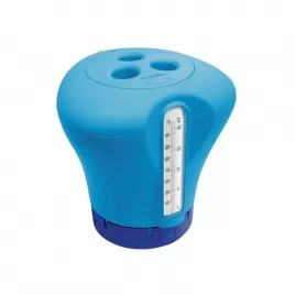Plovák na chlor s teploměrem - modrá Marimex 10964007
